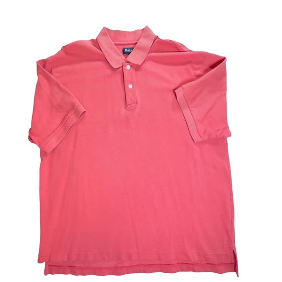 G.H. Bass & Co Mens Short‎ Sleeve  Orange Red Polo Shirt Size XL - Picture 6 of 6